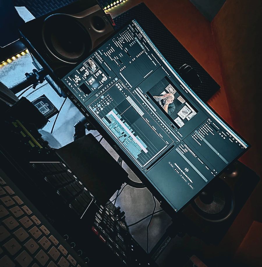 Photo d'un montage vidéo'